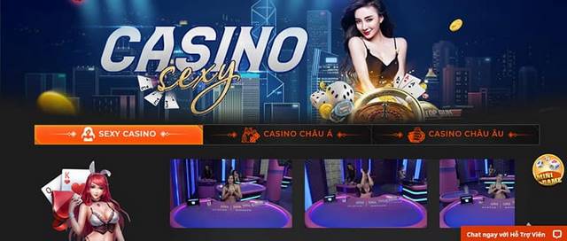 Trải nghiệm Casino với vô vàn game bài hấp dẫn