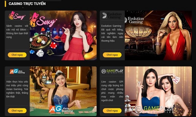 Casino trực tuyến 888B hấp dẫn người chơi