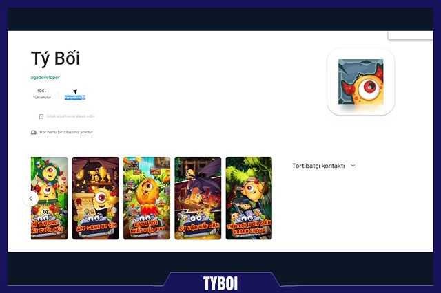 Hướng dẫn tải app Tyboi