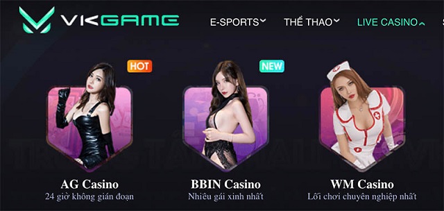 Nhà cái hỗ trợ đa dạng sảnh Casino trực tuyến chất lượng